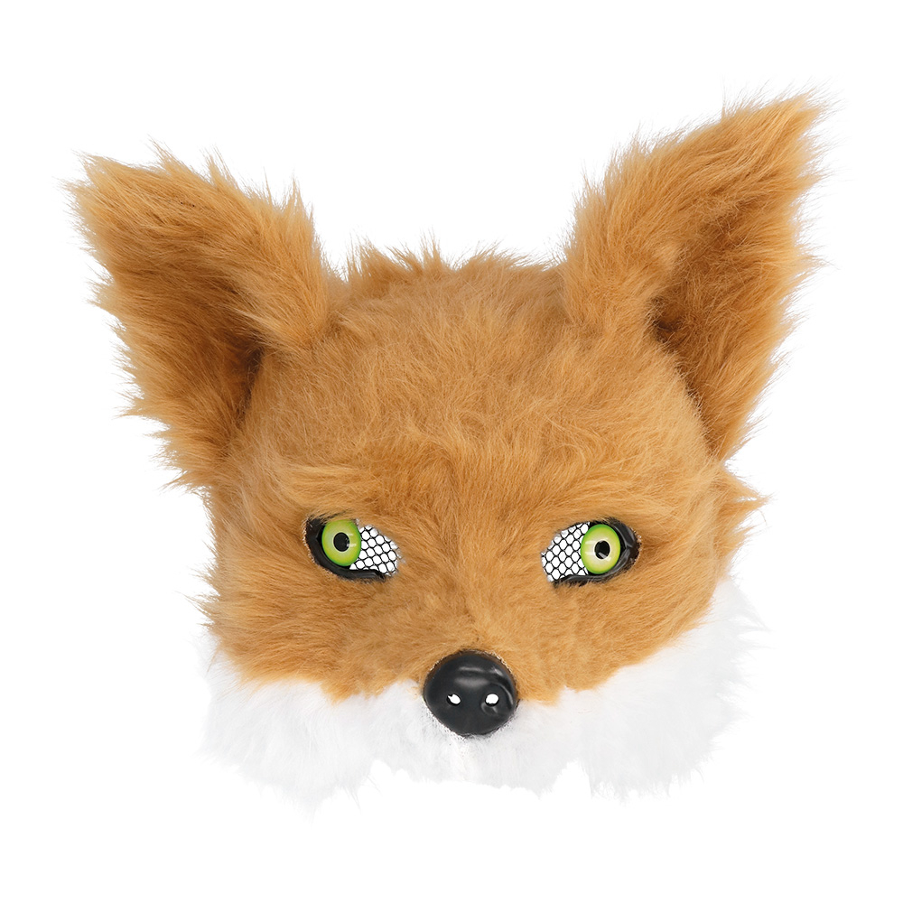 FUCHS Maske Plüsch Halbmaske