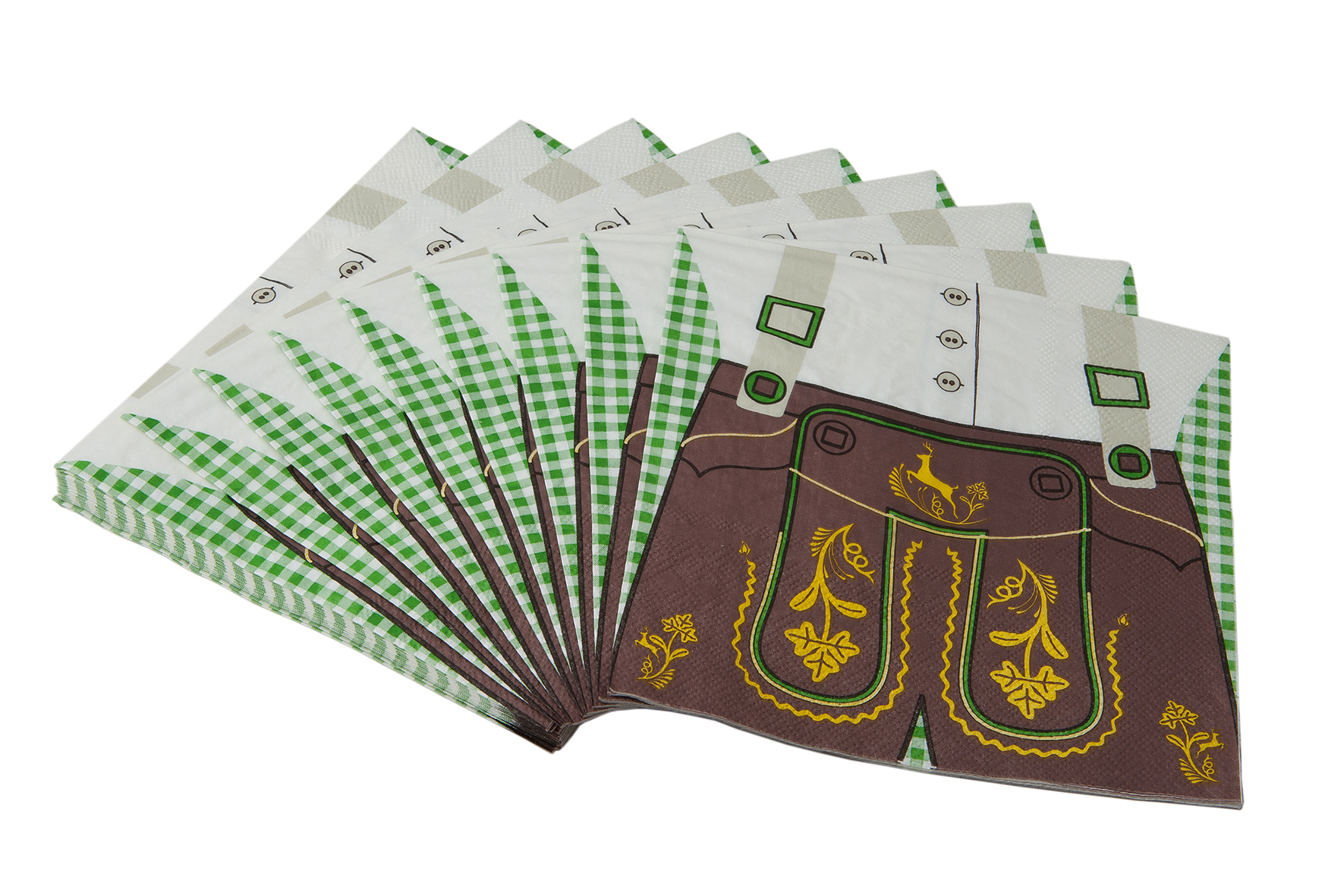 Servietten Set "Dirndl & Lederhose" 2x20 Stk. Packung