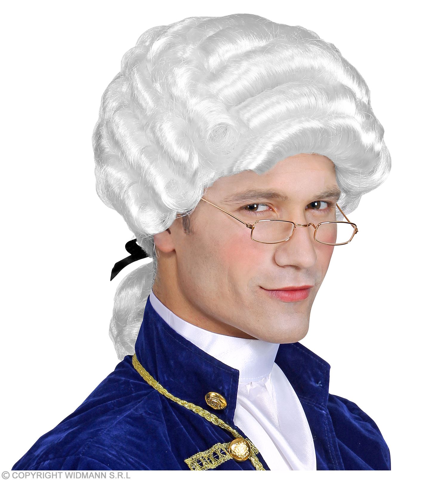 Mozart Perücke mit Zopf