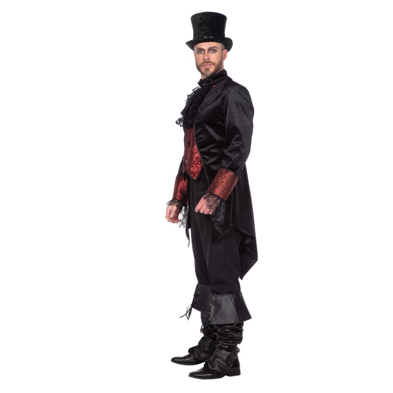 Gothic Jacke schwarz-rot   L  Gr.52/54  deluxe