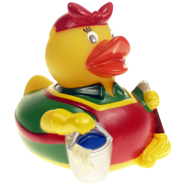 Badeente Putz Perle  8cm