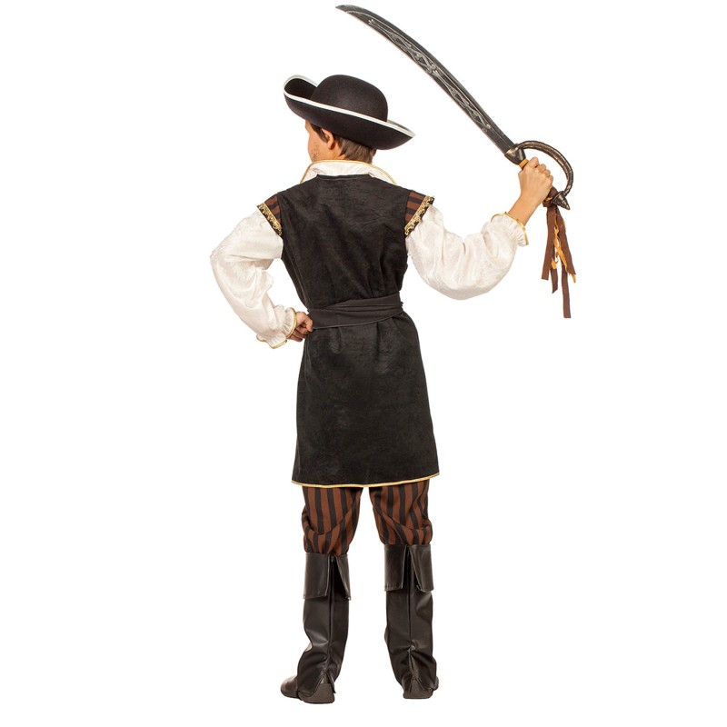Piraten Kostüm delux Gr. 128 braun