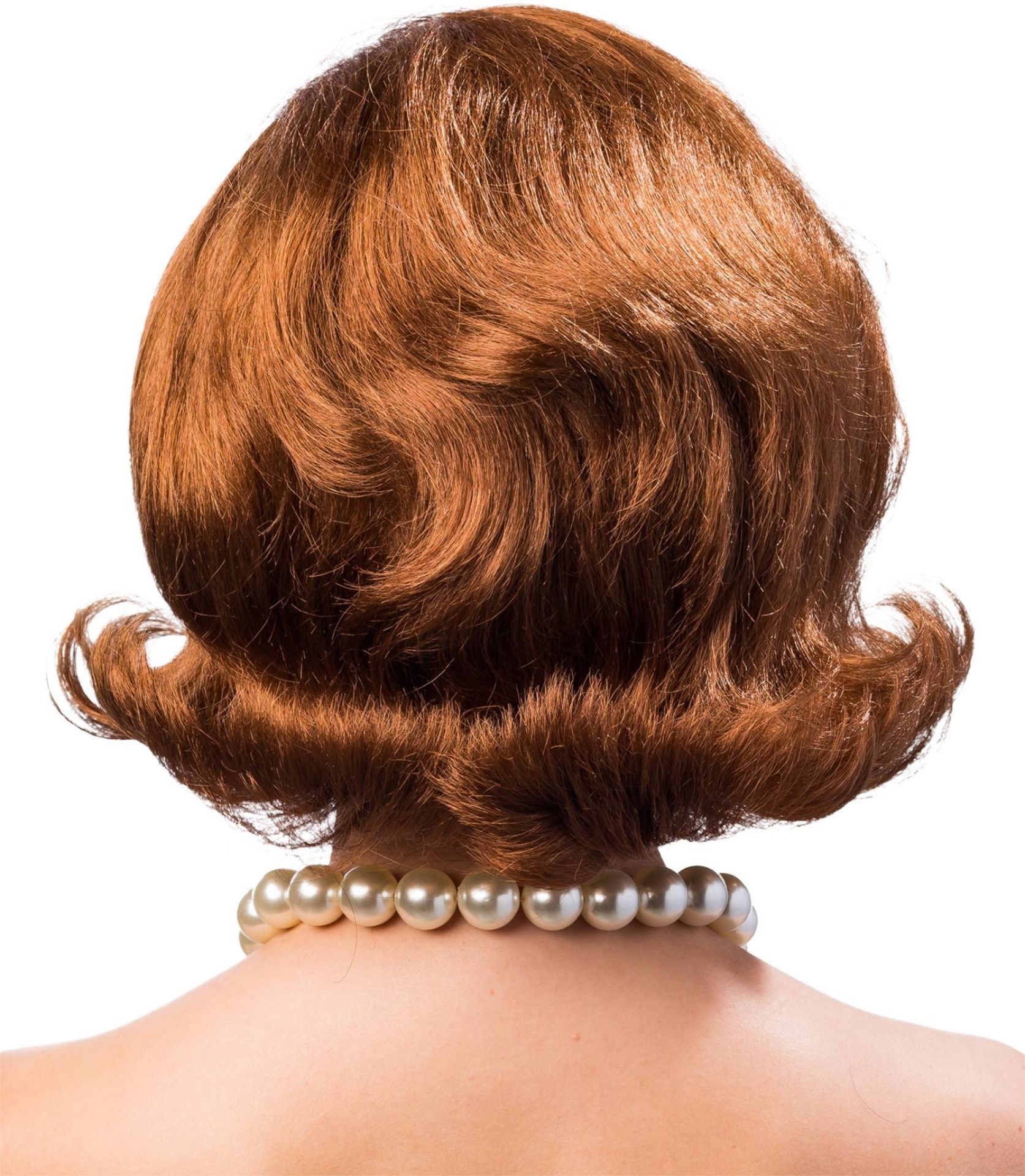 Brauner 50er Bobperücke