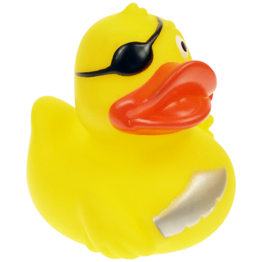 Piraten Badeente  8cm