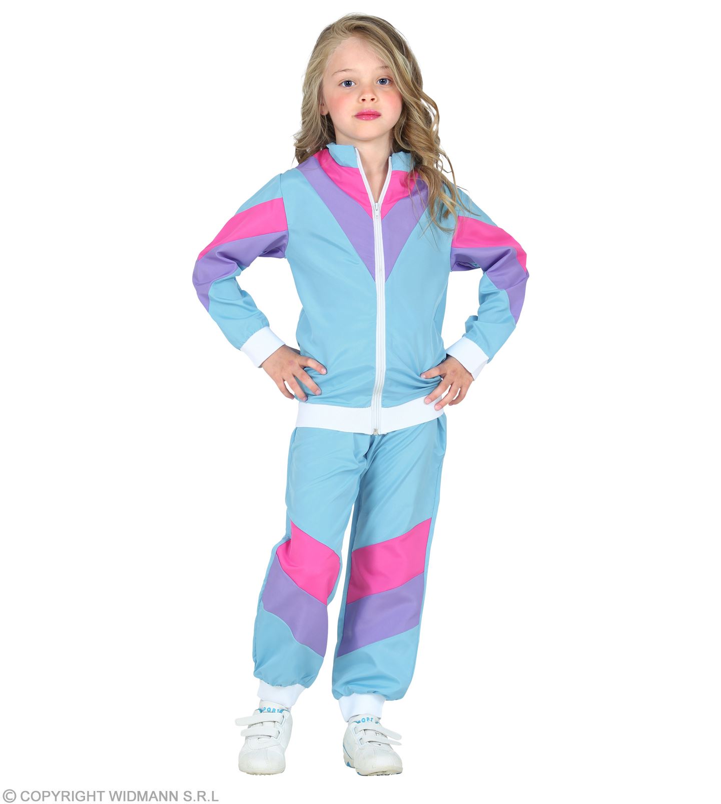 80er Trainingsanzug  Gr. 140 türkis