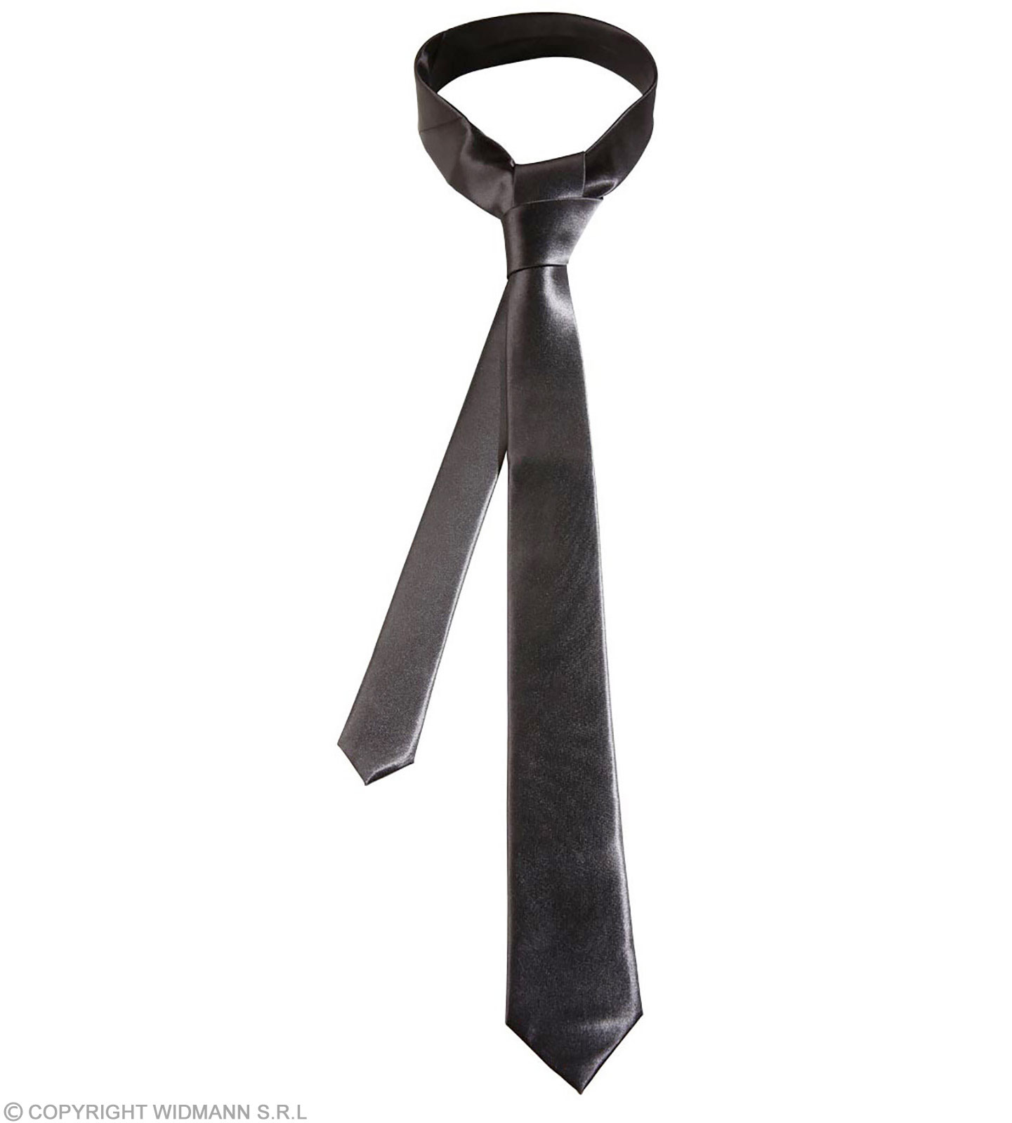 Krawatte schmal schwarz
