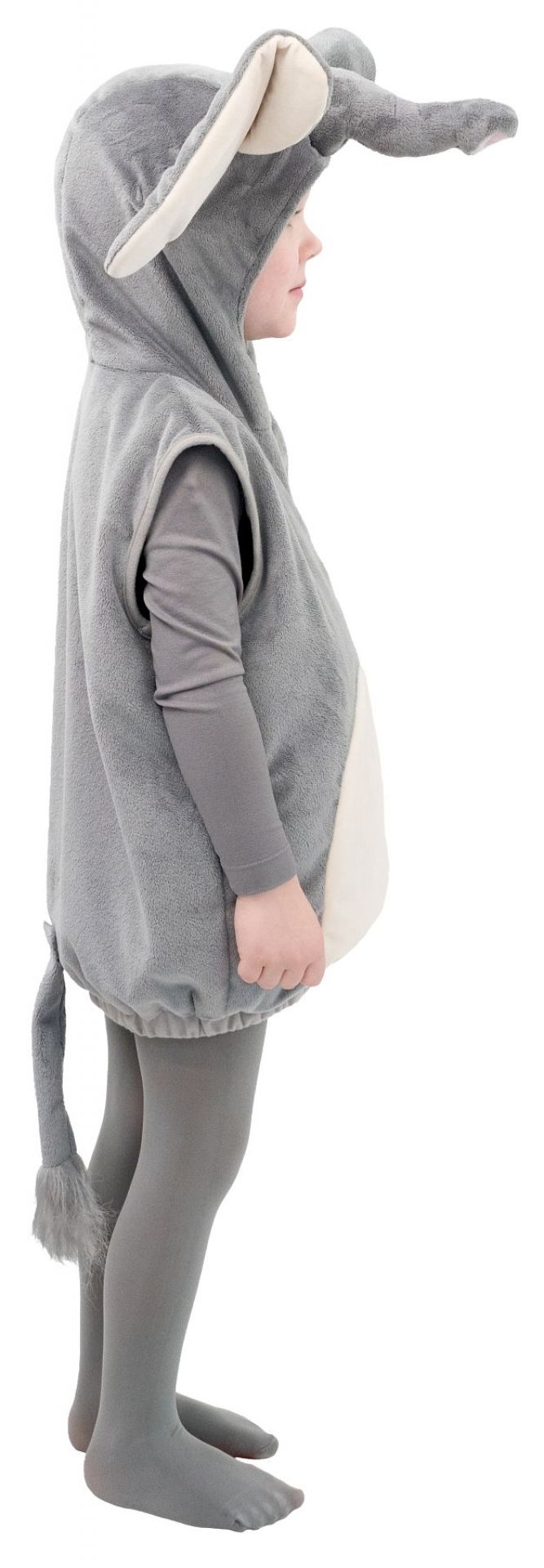 Elefant Weste mit Kapuze Größe 104