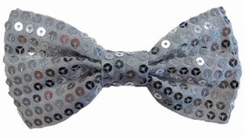 Paillettenmasche silber