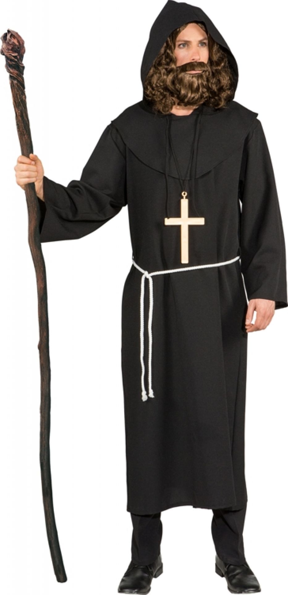 Mönch Kostüm Gr. 58 schwarz