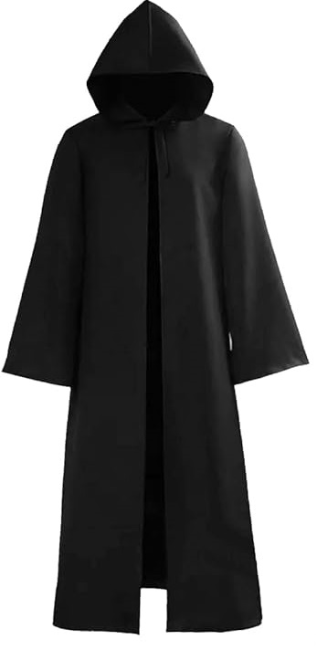 Schwarze Kutte SMALL f. Erwachsene  (M)