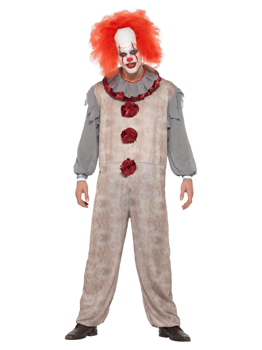 Horror Clown Overall MEDIUM für Erwachsene