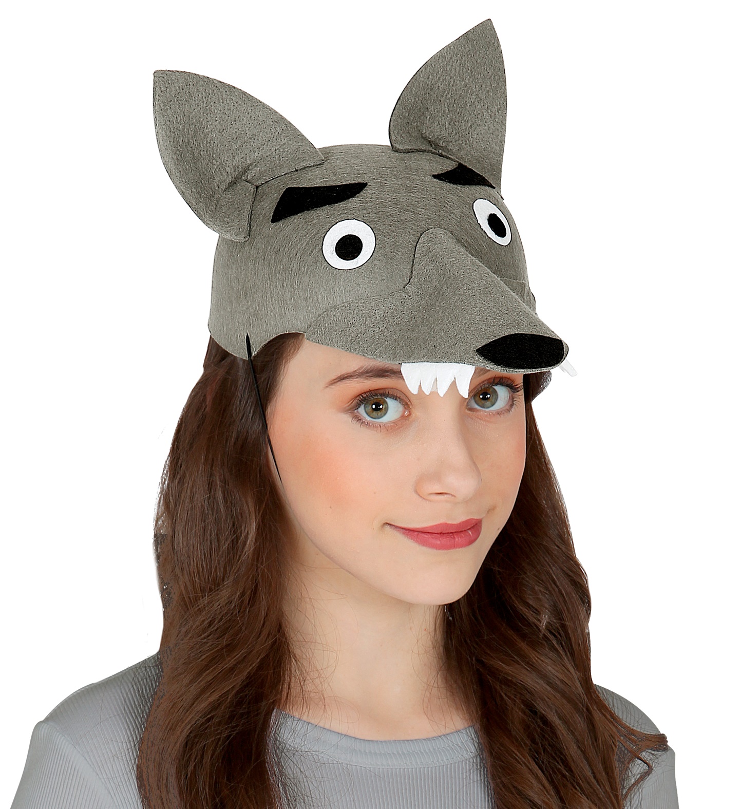 Grauer Wolf  Filz-Hut