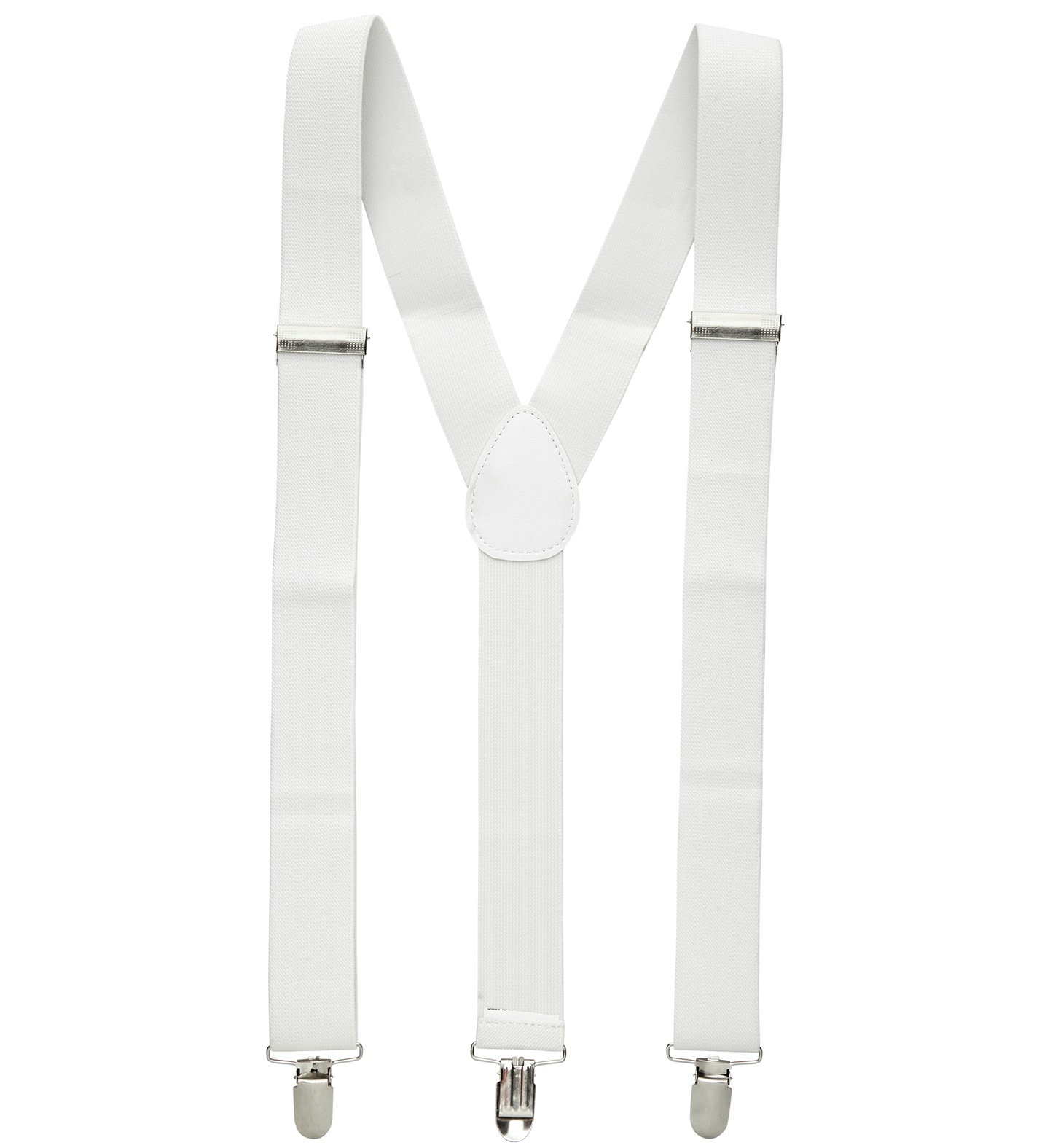 Weiße Hosenträger