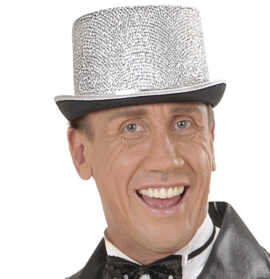 Zylinder silber-lurex