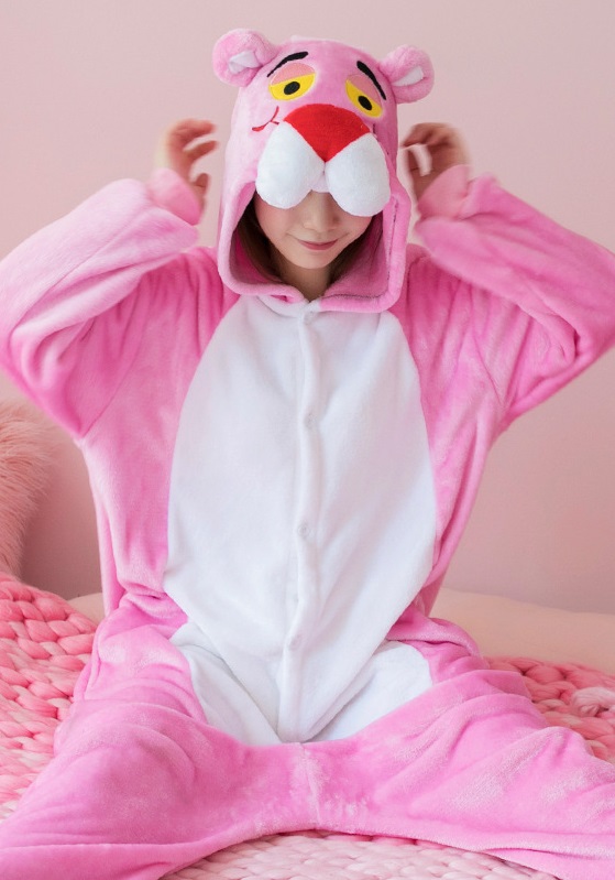 Pink Panther Overall mit Kapuze  L    (XL)