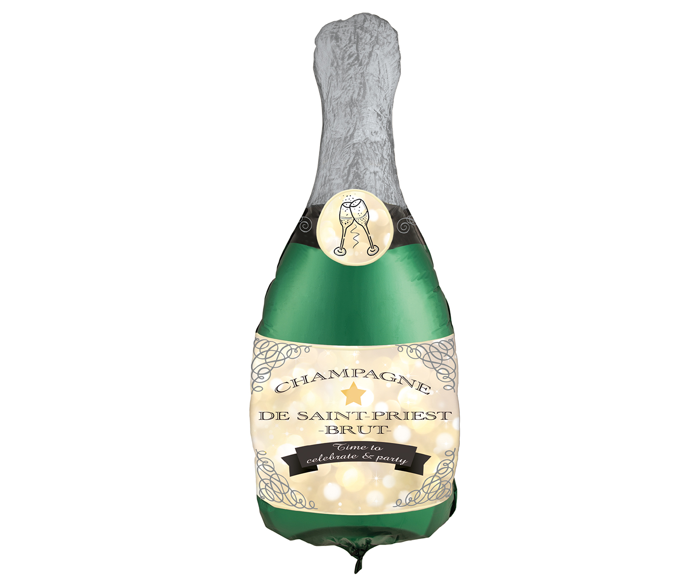 Folienballon Sekt Flasche ca. 90cm