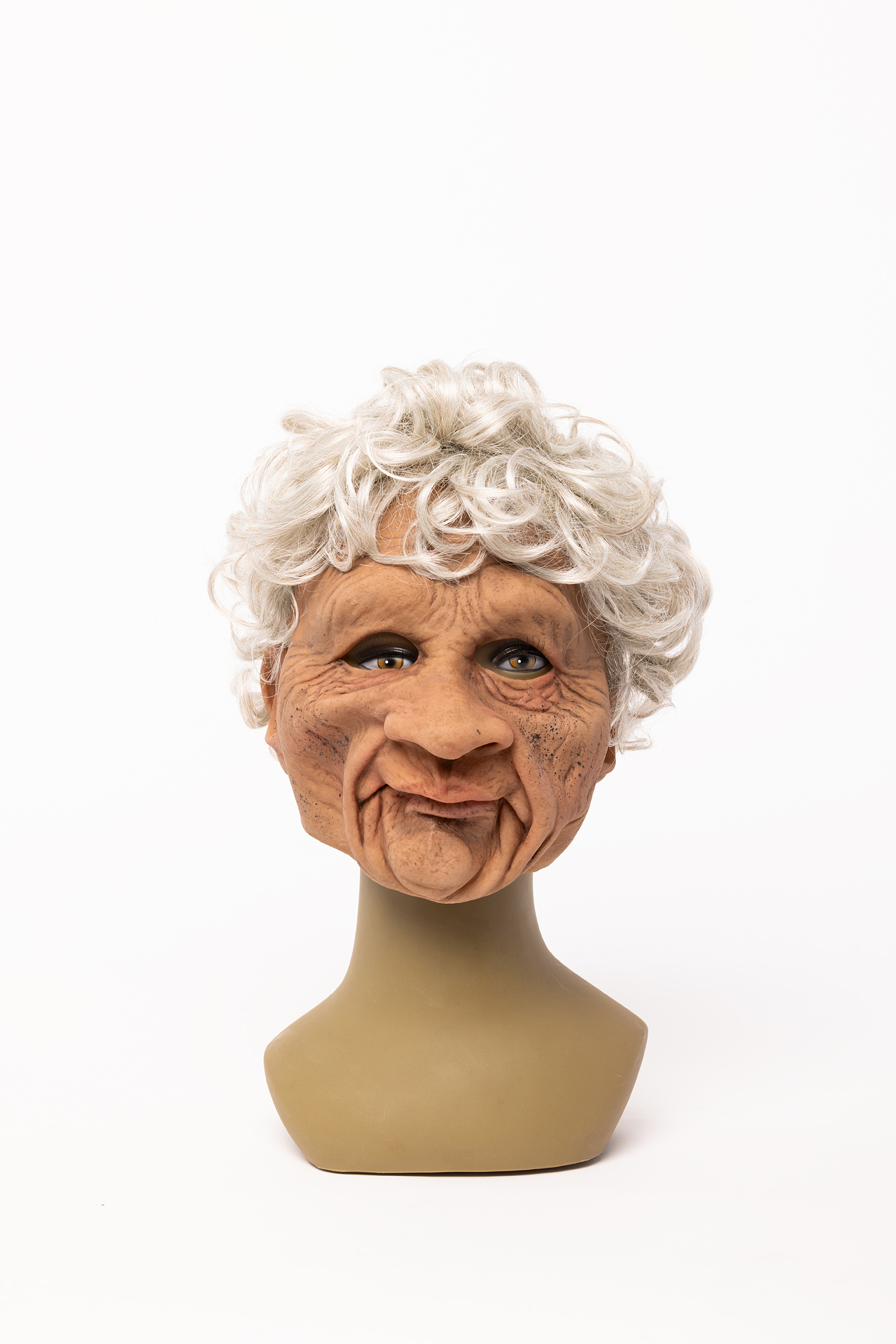 Latex Maske Oma Nelli alte Frau SuperSoft beweglicher Mund