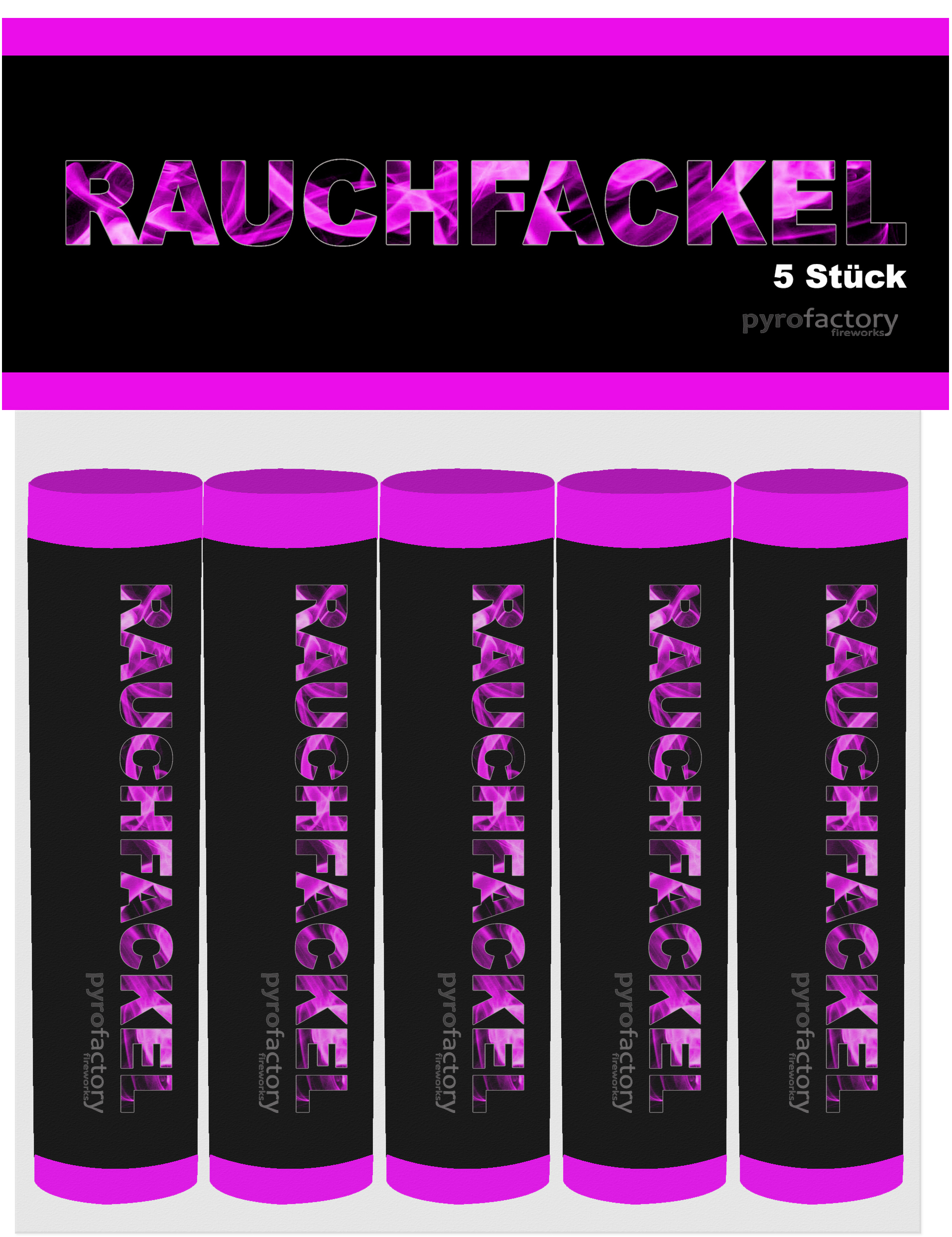 Rauchfackel VIOLETT ca. 60 Sekunden