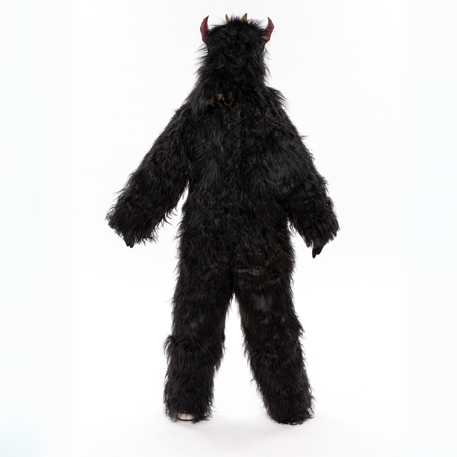 Krampus SET Overall Größe 164 schwarz mit Maske