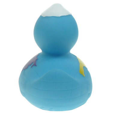 Badeente Globus  8cm