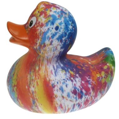 Rainbow Badeente 8cm