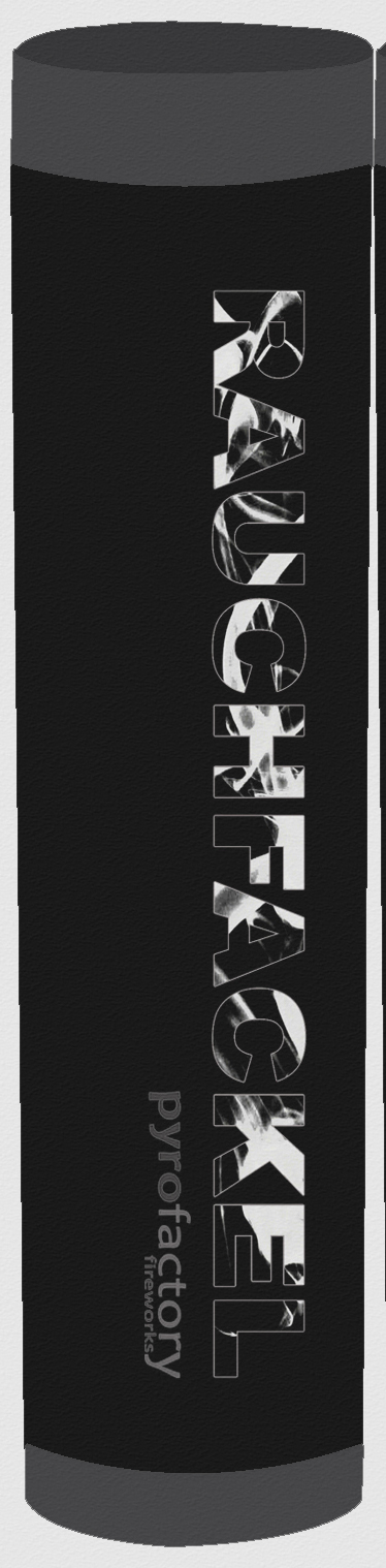 Rauchfackel SCHWARZ ca. 60 Sekunden