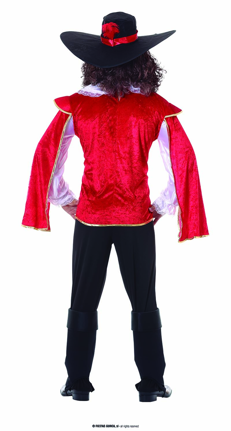 Musketier Kostüm rot 48/50   M