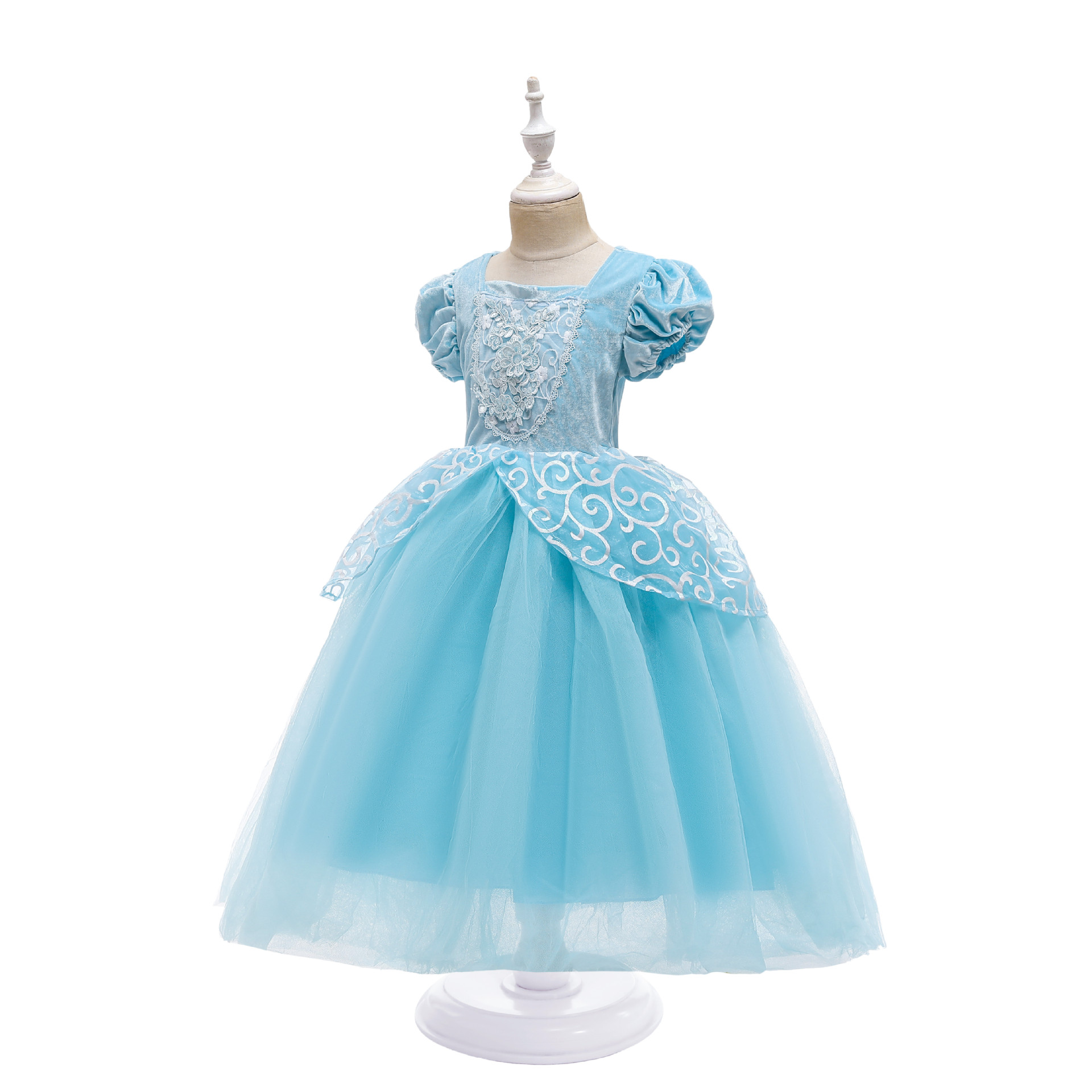 Prinzessin Kleid blau 116