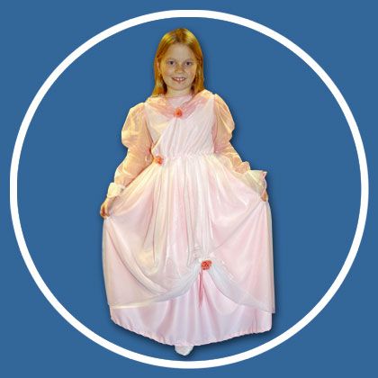 Prinzessin Kleid Bella rosa  Gr. 128