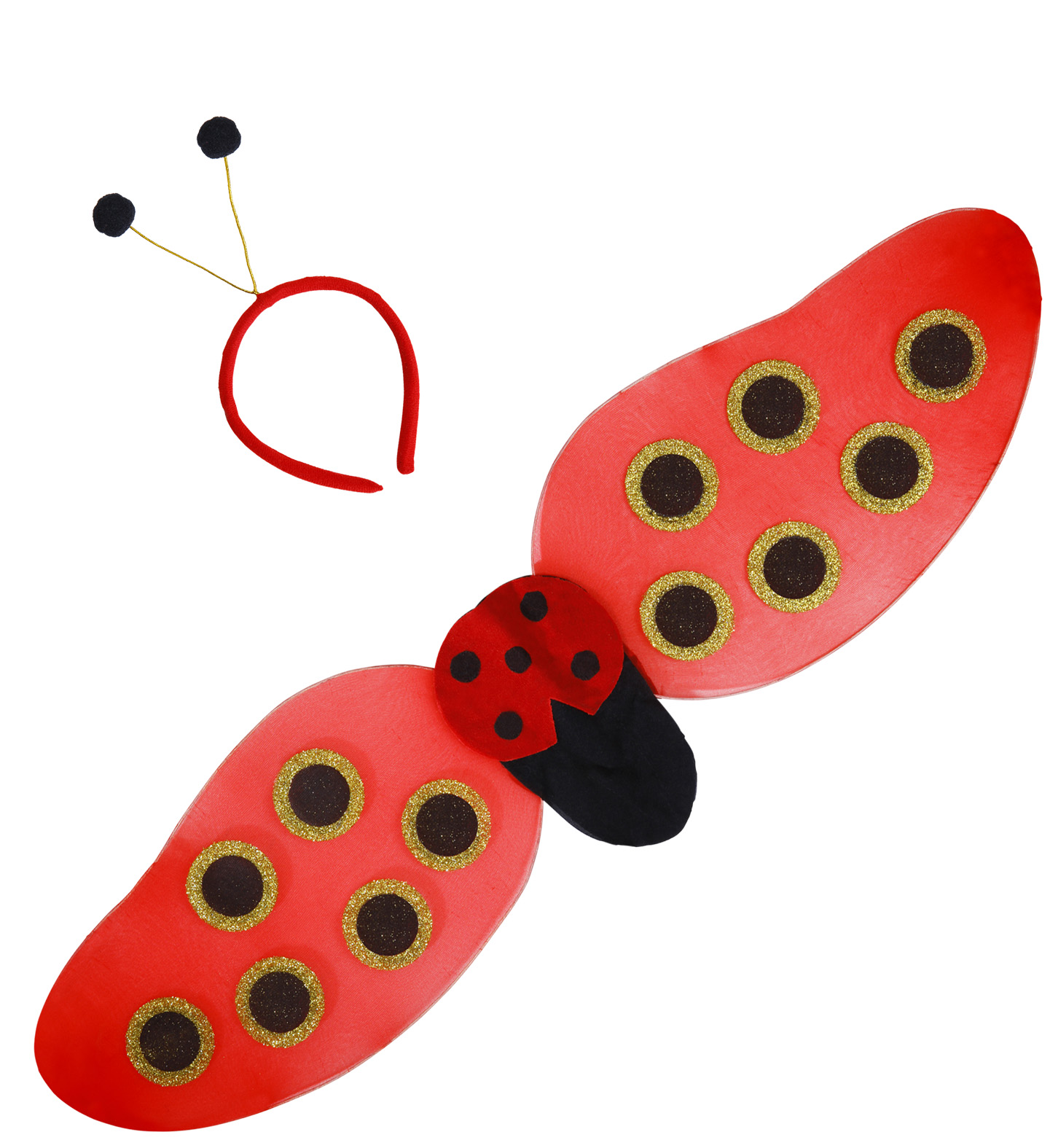 Käfer Flügel ca. 100x29cm mit Fühler