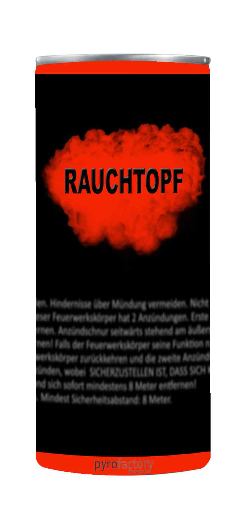 Rauchtopfl ROT ca. 90 Sekunden