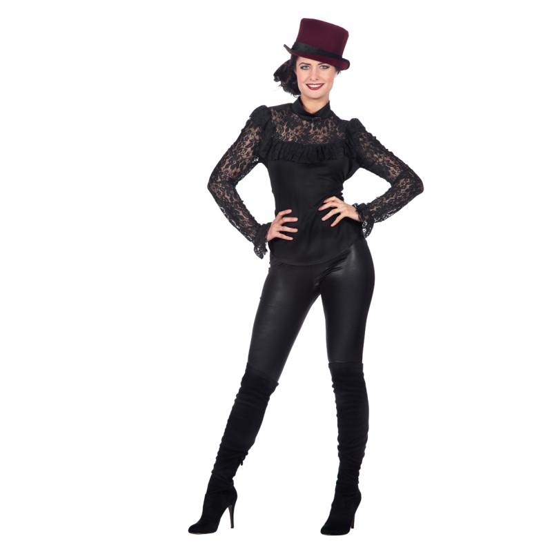 Schwarze Spitzenblue  Victoria  Gr.40