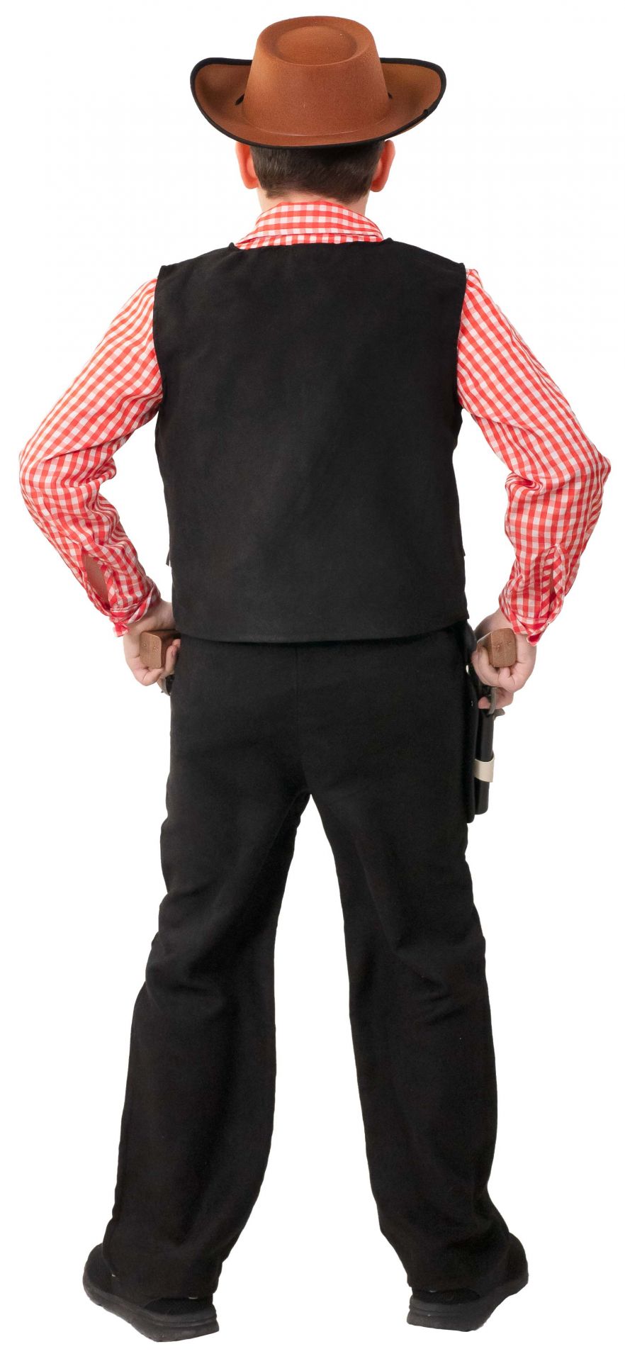 Cowboy Kosltüm Gr. 128 4teilig