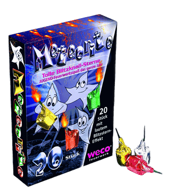 Jugendfeuerwerk Meteorite 20 Stk. Pkg.