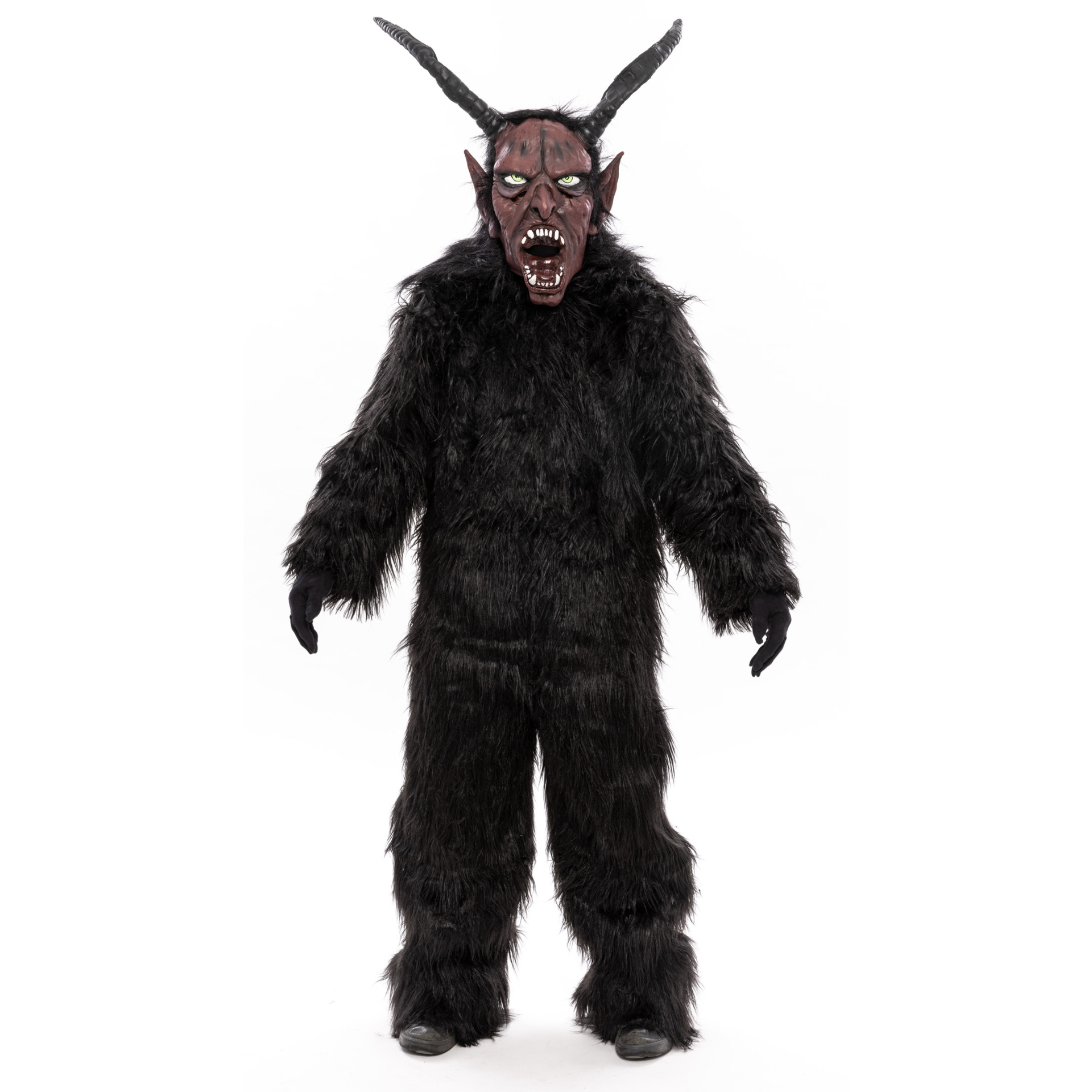 Krampus SET Overall MEDIUM mit Maske für Erwachsene