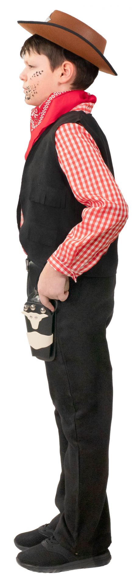 Cowboy Kosltüm Gr. 128 4teilig