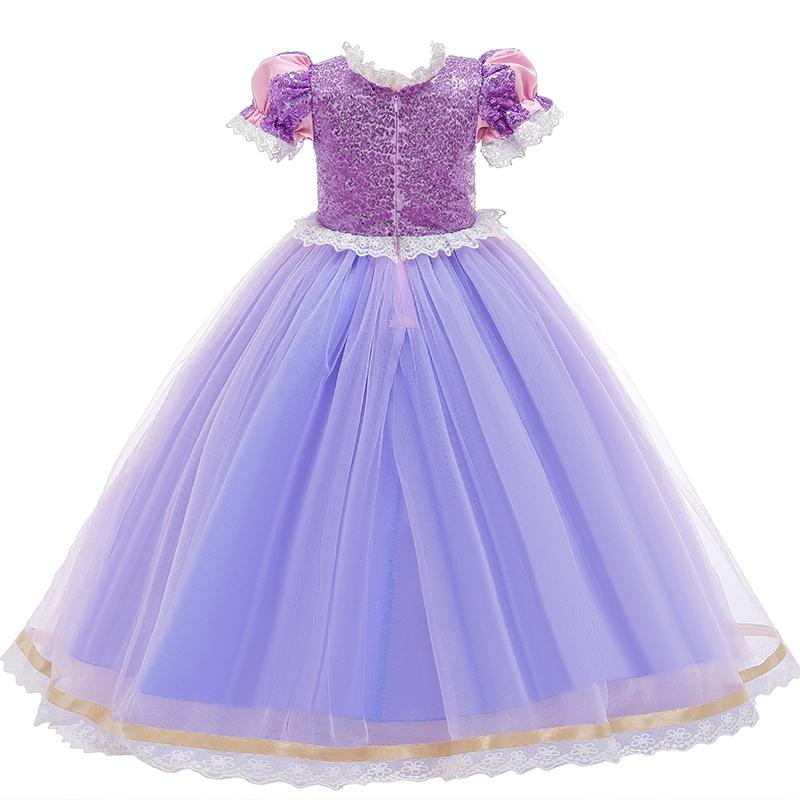 Rapunzel Kleid  Gr. 116 hell-lila
