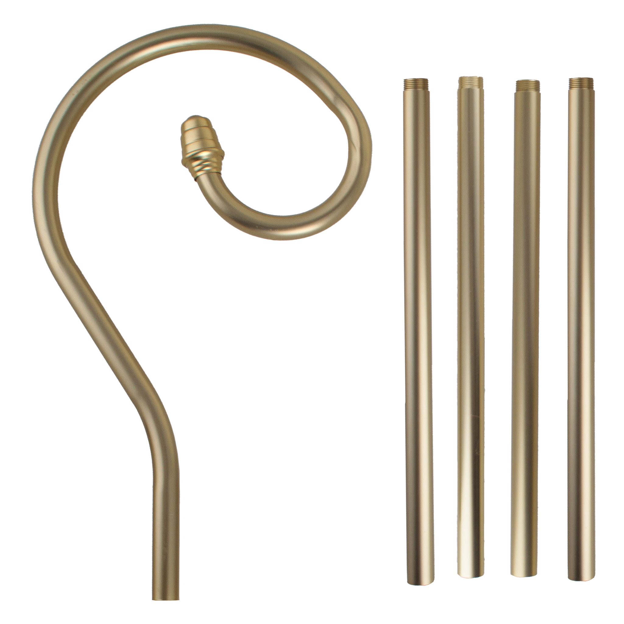 Nikolo Stab Metall teilbar ca. 195cm