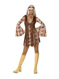 60er Jahre Groovy Kleid  SMALL   braun/beige