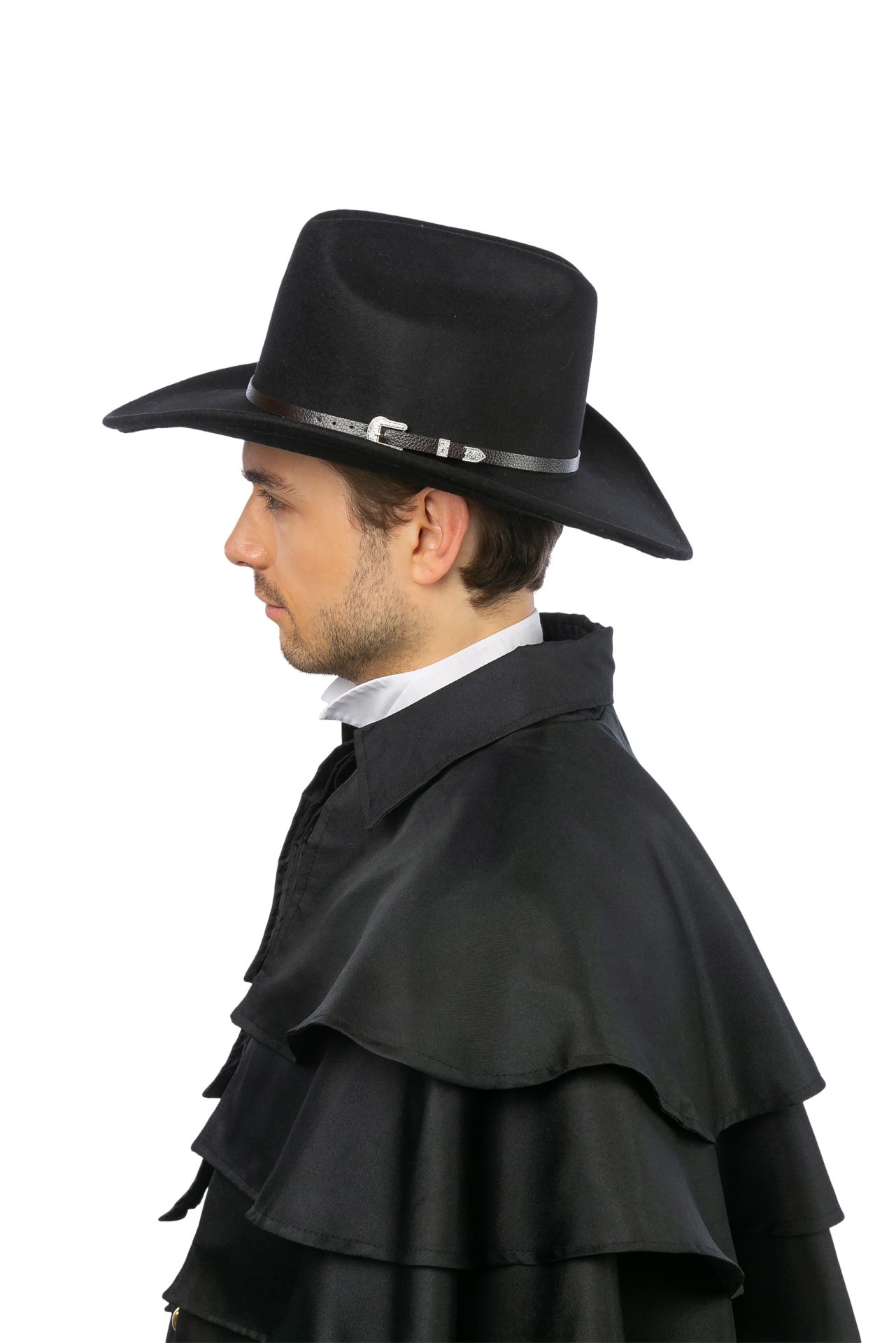 Cowboy Hut schwarz Wollfilz Texas