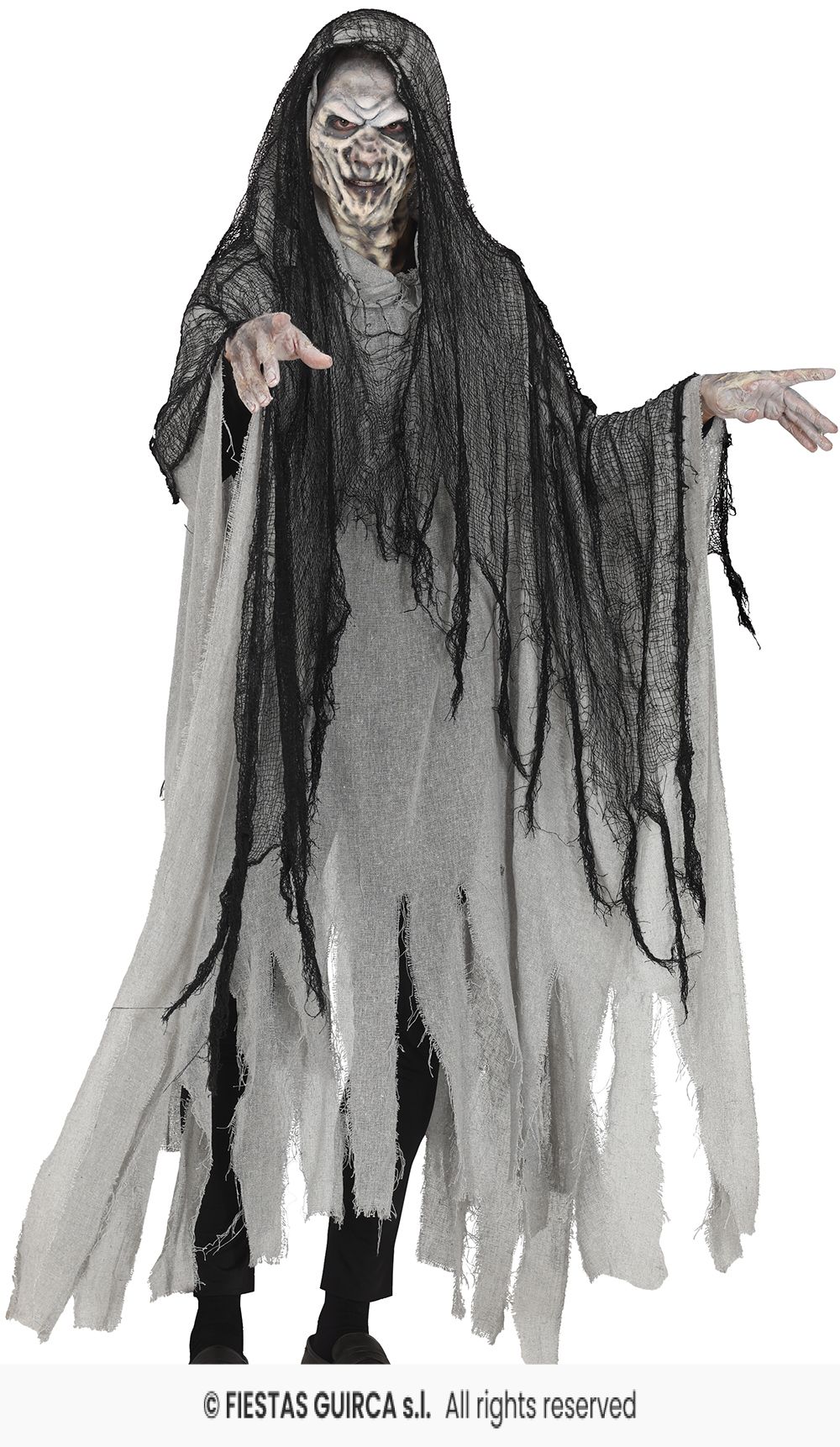 Grusel Geist Kutte mi. Kapuze  52/54  L