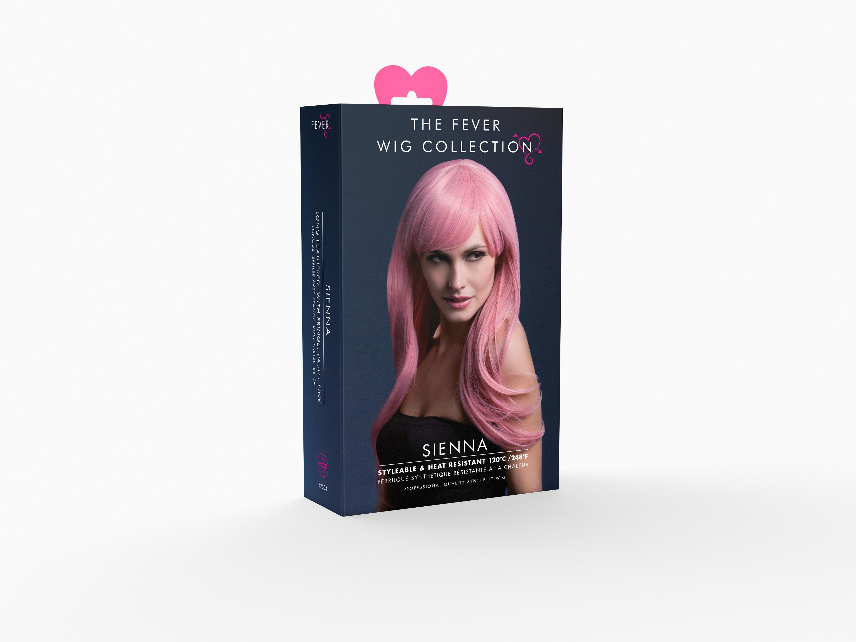 Sienna Perücke pastel-pink Premium Qualität