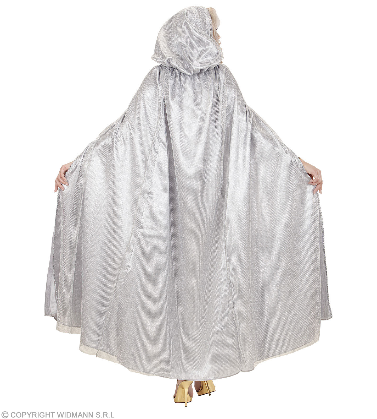 Prinzessin Cape/Umhang grau f. Erwachsene