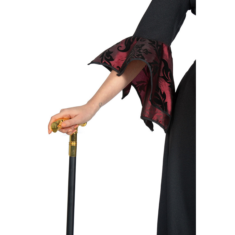 Damen Vampier Jacke 40 schw.-rot