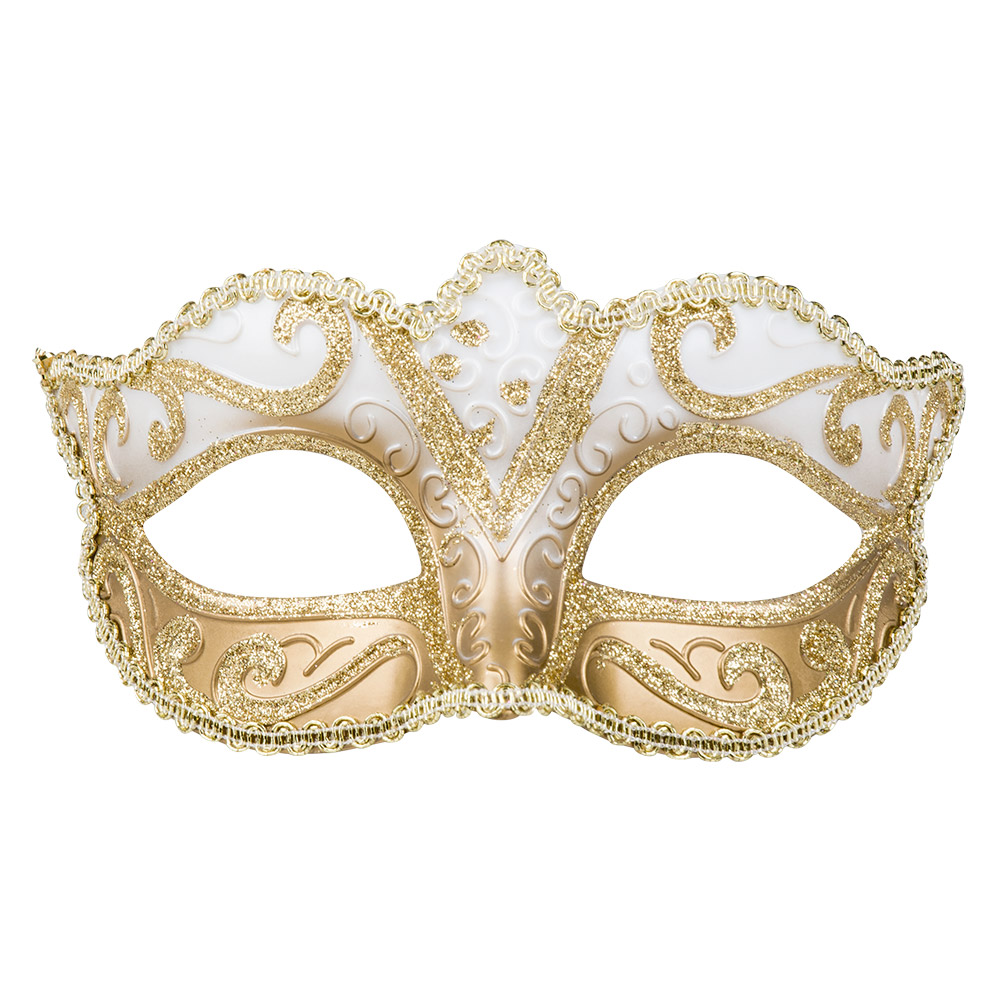 Lady Maske gold Venezia klein