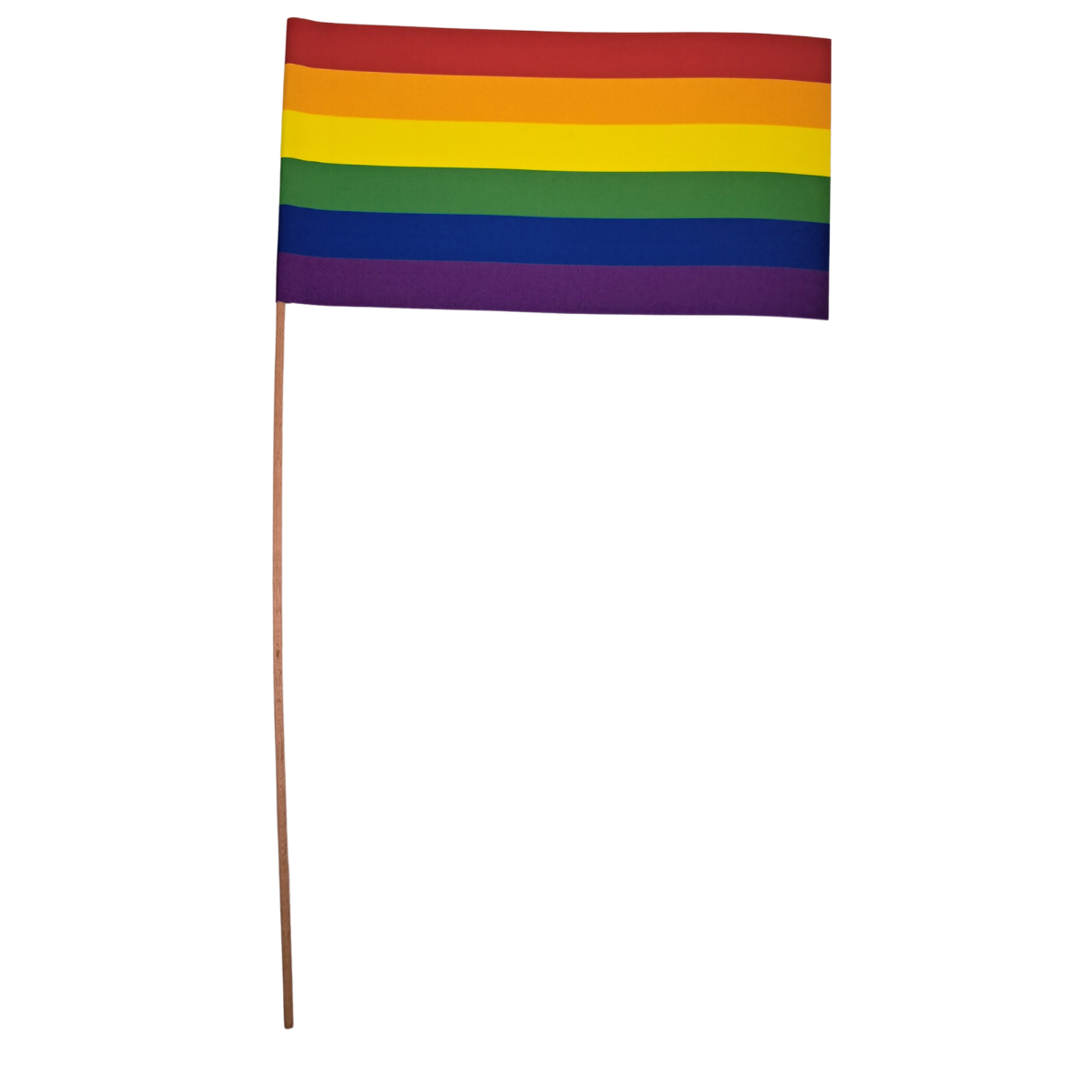 10er Packung Regenbogen Papierfahnen ca. 22x12cm