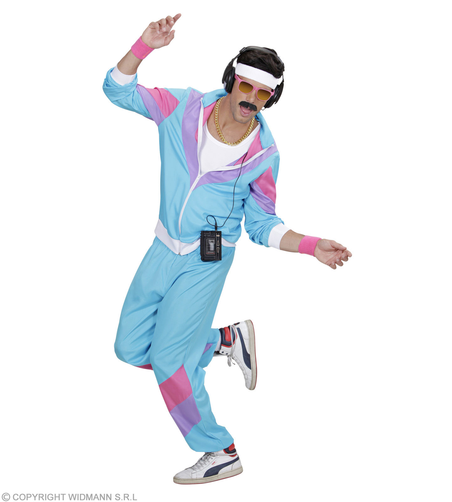 80er Jahre Anzug XL türkis