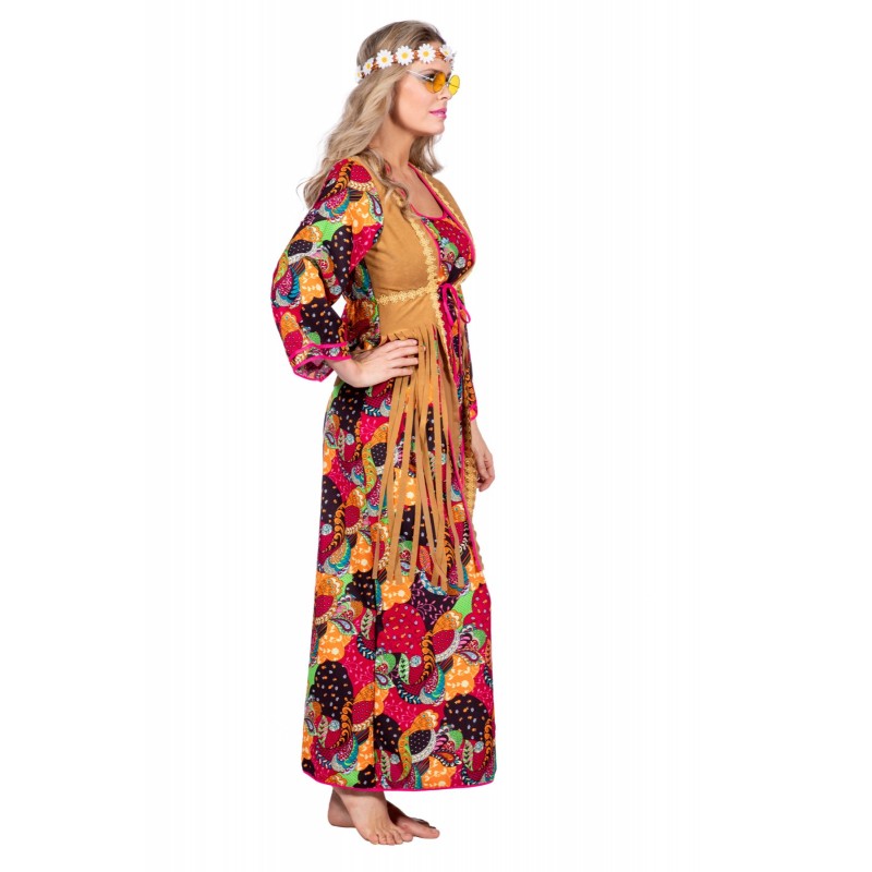 Hippie Kleid lang  Gr. 46