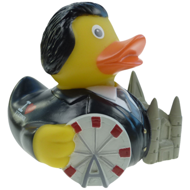 Wien Souvenir Badeente  8cm schwarz