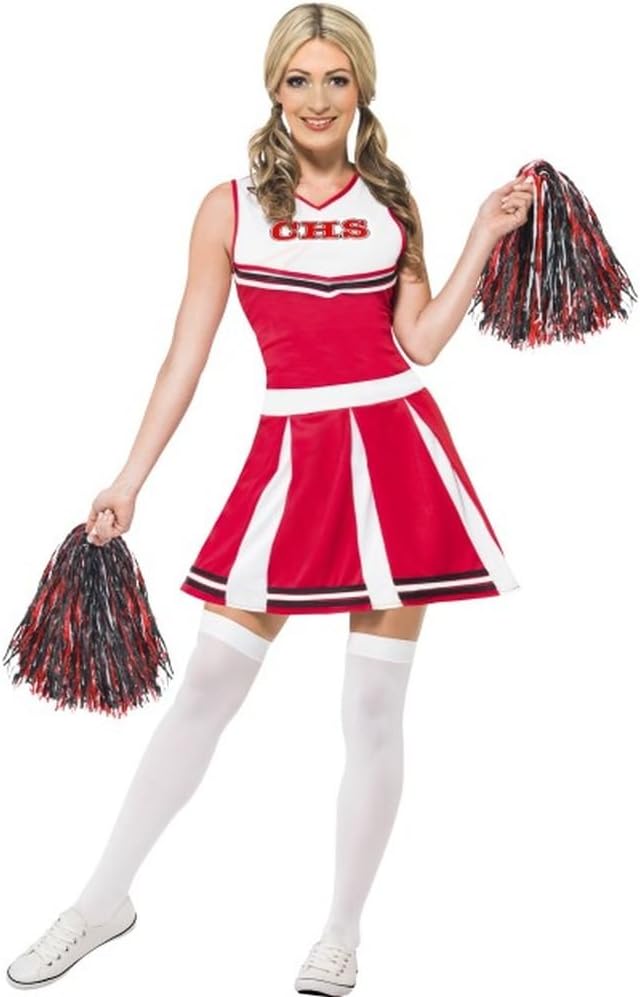 Cheerleader Kleid X-Small mit PomPom